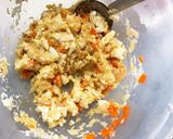 豆腐バーグ入肉味噌あんかけ炒味ドーム蒸作り方4写真