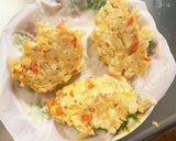 豆腐バーグ入肉味噌あんかけ炒味ドーム蒸作り方6写真