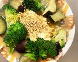 豆腐バーグ入肉味噌あんかけ炒味ドーム蒸作り方27写真