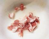 レンジ豚こまワサビソース麻婆豆腐&茄子作り方6写真