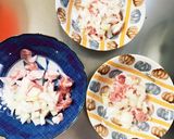 レンジ豚こまワサビソース麻婆豆腐&茄子作り方9写真