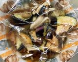 レンジ豚こまワサビソース麻婆豆腐&茄子作り方13写真