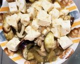 レンジ豚こまワサビソース麻婆豆腐&茄子作り方15写真