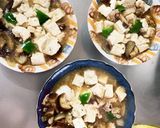 レンジ豚こまワサビソース麻婆豆腐&茄子作り方20写真