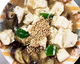 レンジ豚こまワサビソース麻婆豆腐&茄子作り方21写真