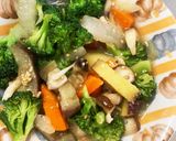 根菜茄子オニオンソース炒め味温野菜サラダ作り方16写真