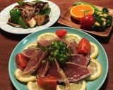 おろしのたれde鰹たたき★サラダ仕立て作り方7写真