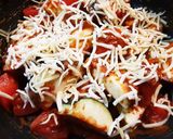 ルビートマト活用④　ナスと八丁味噌焼き丼作り方6写真