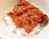 ルビートマト活用④　ナスと八丁味噌焼き丼作り方10写真