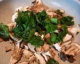 ◆舞茸と青ジソの醤油炒め◆作り方3写真