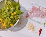 ☆菜の花とベーコンの春パスタ☆作り方1写真