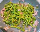 ☆菜の花とベーコンの春パスタ☆作り方3写真
