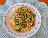 ☆菜の花とベーコンの春パスタ☆作り方5写真