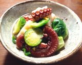 いか、人参、椎茸、ちくわぶのあんかけ煮作り方8写真
