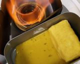 キャンプでメスティン厚焼き玉子作り方3写真
