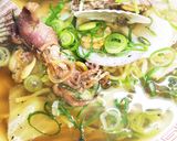 ホタテとイカの無油ラーメン（血ダ1536作り方4写真
