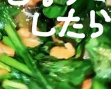 小松菜ときざみあげde煮浸し作り方8写真