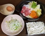 すき家の葱生姜牛すき鍋風♡うちは豚すき鍋作り方5写真