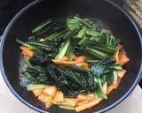 簡単ヘルシー☆小松菜にんじんの豆腐炒め風作り方5写真
