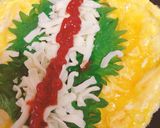 チーズと紫蘇のオムレツ作り方5写真