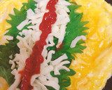 チーズと紫蘇のオムレツ作り方5写真