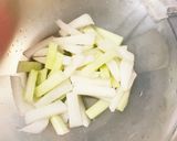 レンジ大根ニラ椎茸の漬け時間なし浅漬け作り方1写真