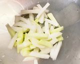 レンジ大根ニラ椎茸の漬け時間なし浅漬け作り方2写真