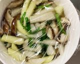 レンジ大根ニラ椎茸の漬け時間なし浅漬け作り方11写真