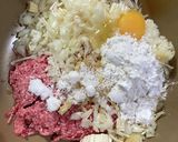 簡単えのき煮込みハンバーグ★洗い物激減！作り方4写真
