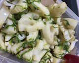 蓮根の梅しそ昆布和え作り方3写真