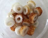 簡単♪そら豆とちくわのミニかき揚げ作り方2写真