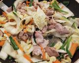 豚バラ肉のキムチ炒め作り方3写真
