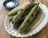 簡単♪そら豆のグリル焼き/焼き塩添え作り方4写真