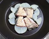 から揚げ粉で簡単ブリ大根作り方3写真