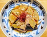 から揚げ粉で簡単ブリ大根作り方5写真