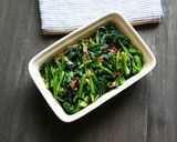 10分以内★ほうれん草のおかか醬油和え作り方5写真