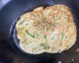菜の花のチャンプルーとお好み焼き作り方7写真