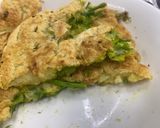 菜の花のチャンプルーとお好み焼き作り方8写真