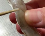 エビの下処理(天ぷら、フライ)作り方4写真
