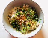 揚げ玉&ねぎのピリ辛TKG作り方3写真