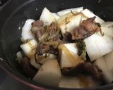 ストウブ で作る とろり牛すじ煮込み作り方3写真