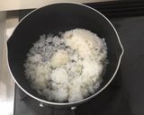 カチカチポロポロご飯を、絶品海鮮お粥に作り方1写真
