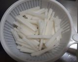 胃腸に優しい大根とオクラとナメコのスープ作り方1写真