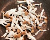 豚コマ炒めきのこソースかけ作り方3写真