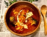 簡単！チキンのトマト煮♪作り方10写真