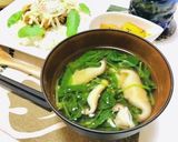 簡単小松菜と椎茸のお味噌汁作り方2写真