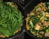 豚バラと厚揚げとニラの海鮮味覇炒め作り方6写真
