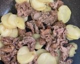 牛肉とじゃがいもの甘辛炒め作り方3写真