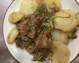 牛肉とじゃがいもの甘辛炒め作り方5写真