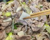 長芋と豚肉の元気炒め作り方3写真